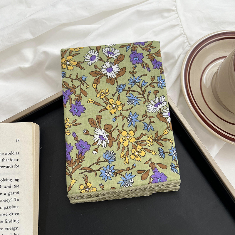 Verano y otoño japonés, flores de algodón, bufandas cuadradas, bufandas retrógradas para mujeres, bufandas de seda delgadas y frescas