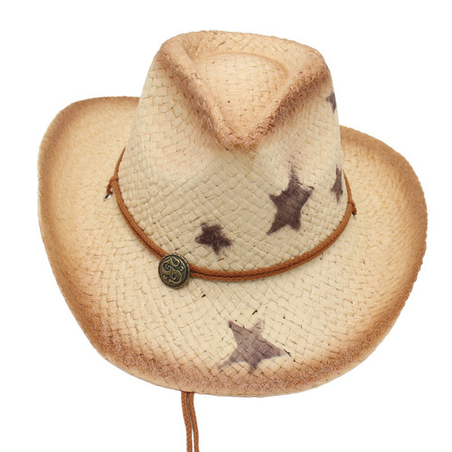 AliExpress Wholesale Western Cowboy Hat Outdoor Sun Hat Beach Sand Hat Knight Hat Men Women Pink Cooling Hat