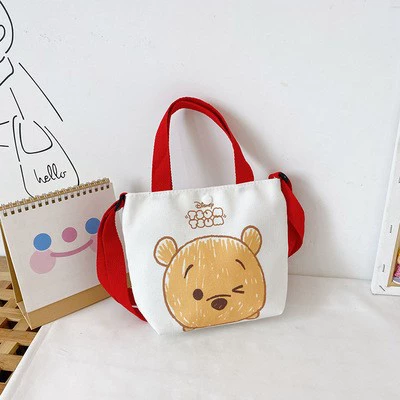 Мультяшная Холщовая Сумка Портативная сумка на плечо для детского сада Подарочная Сумка-кроссовер Детская сумка Новый Модный корейский стиль