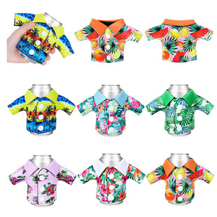 Factory Supply Diving Material Beer Bottle Clothes Cup Jacket T-shirt Coke Can Protective Cover Personality Creative Drop-resistant
