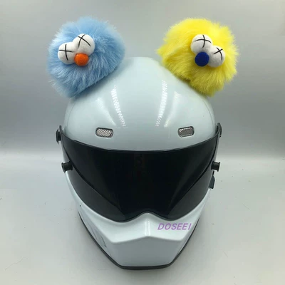 Funny Ski Helmet Sesame Street – Motosiklet dəbilqələri - one-size-fits-all-funny-ball-sky-blue-yellow-without-helmet