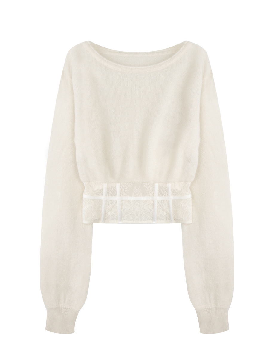 Alpaca, sweater, knitted brace