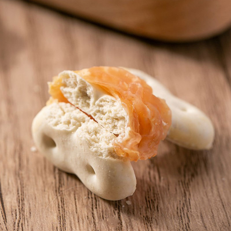 Pollo envuelto en vegetales, galletas, 300g, recompensas de entrenamiento de molares para perros pequeños, bocadillos interactivos para mascotas para perros, comida para perros