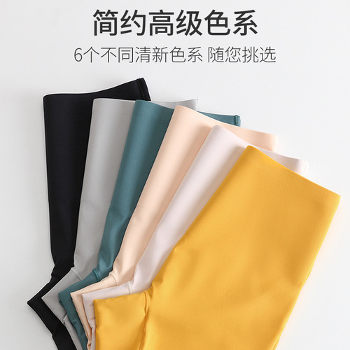 High-waisted safety pants for women, three-in-one seamless underwear for women, anti-exposure leggings, solid color hip-lifting, anti-rolling tummy-tightening pants