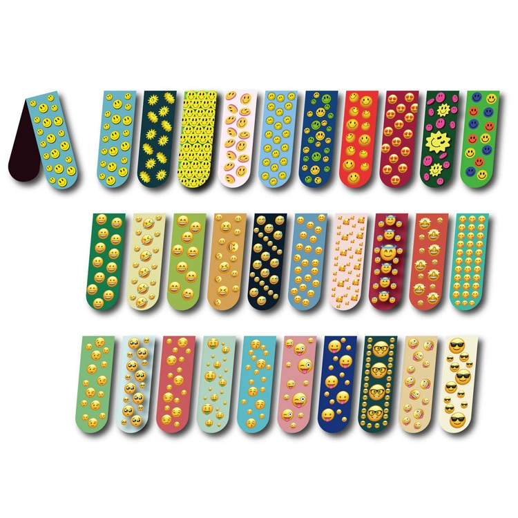 Забавная сумка для выражений смайлик магнитная закладка милый мультфильм Единорог Рождество Хэллоуин бумажная Закладка Amazon