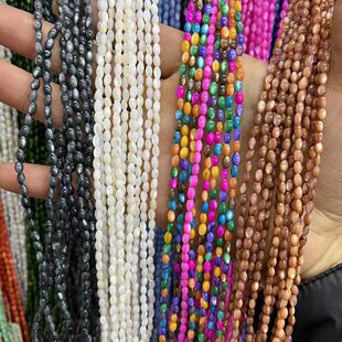 ��ˮؐ������3*5mm��ɫؐĸ�������diy�ֹ�ˇ���Ʒ�Ʒ�����