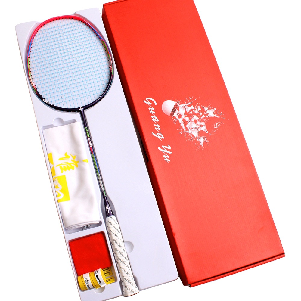 Aurora Ultralight 6U Badmintonracket volledig van koolstofvezel voor volwassenen, stellen, mannen en vrouwen, enkel racket_voghion.com