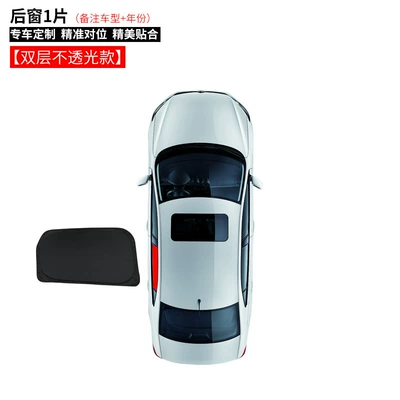 Car curtains Car Cover, Sunshade, Window Sunshade - toyota-sienna-double-layer-opaque-model-1-piece-of-rear-side-window-remark-model-year