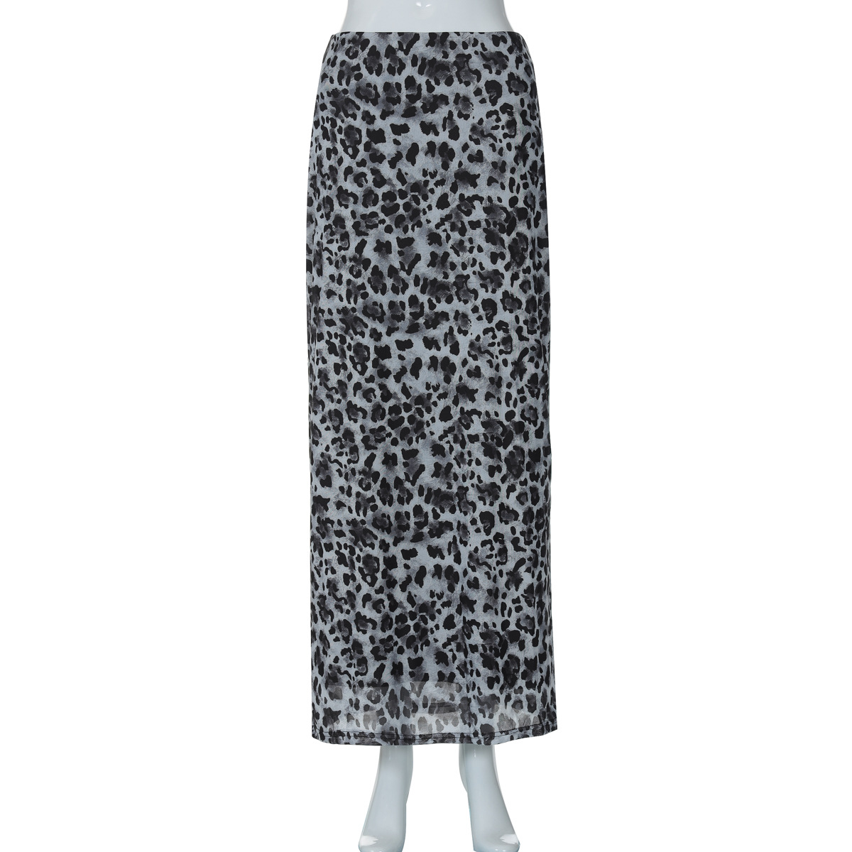 236g Weight Skirt Dresses Type Spandex, Polyester Fabric Type Mid Waist Waist Line Holiday Occasion Slim Fit Type Leopard Pattern Summer Season Streetwear Style Printing Craft Summer Streetwear Leopard Spandex Polyester Knee-Length Skirts 6