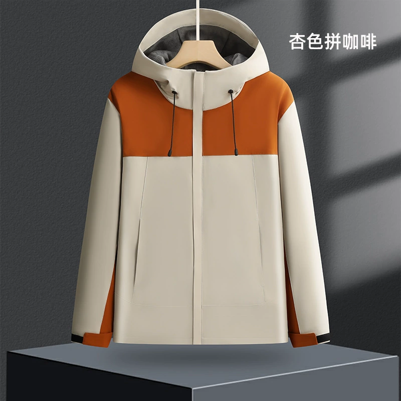 Куртки и рабочая одежда для мужчин и женщин, зимняя композитная флисовая микроэластичная ветро- и брызгозащищенная рекламная одежда с принтом.