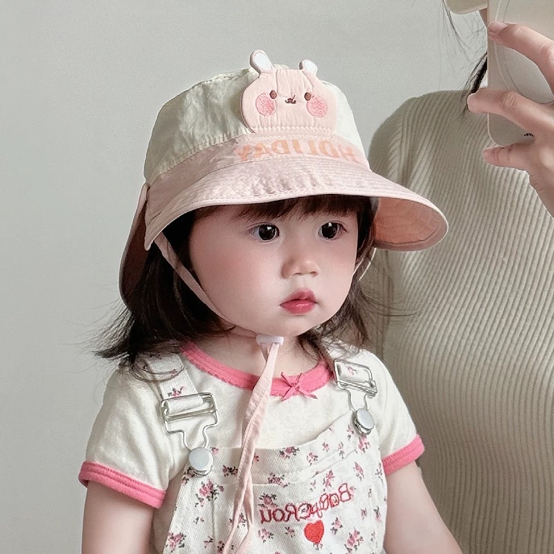 Children's beach demi-season thin sun hat