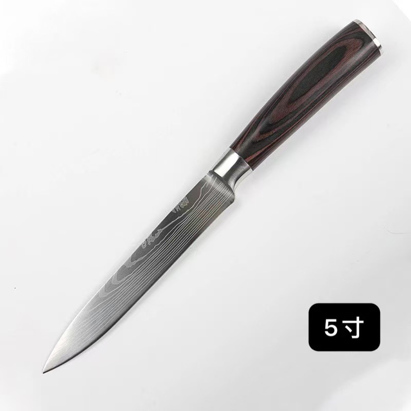 레이저 패턴 중국식 소형 수박 칼