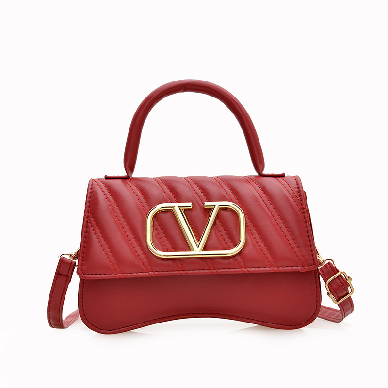 Bolso retro para axilas para mujer 2024 nuevo bolso de hombro de moda con hilo de bordar a la hendidura Bolso cuadrado pequeño de moda Bolso de axila con textura