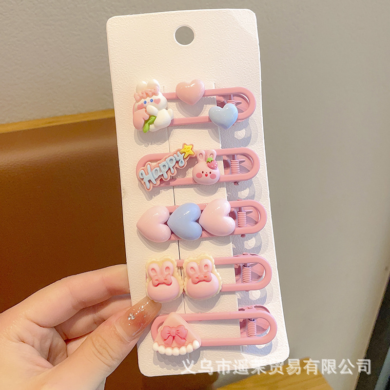 多巴胺儿童发夹女前额刘海夹鸭嘴夹头饰发卡碎发侧边卡子发饰夹子|undefined