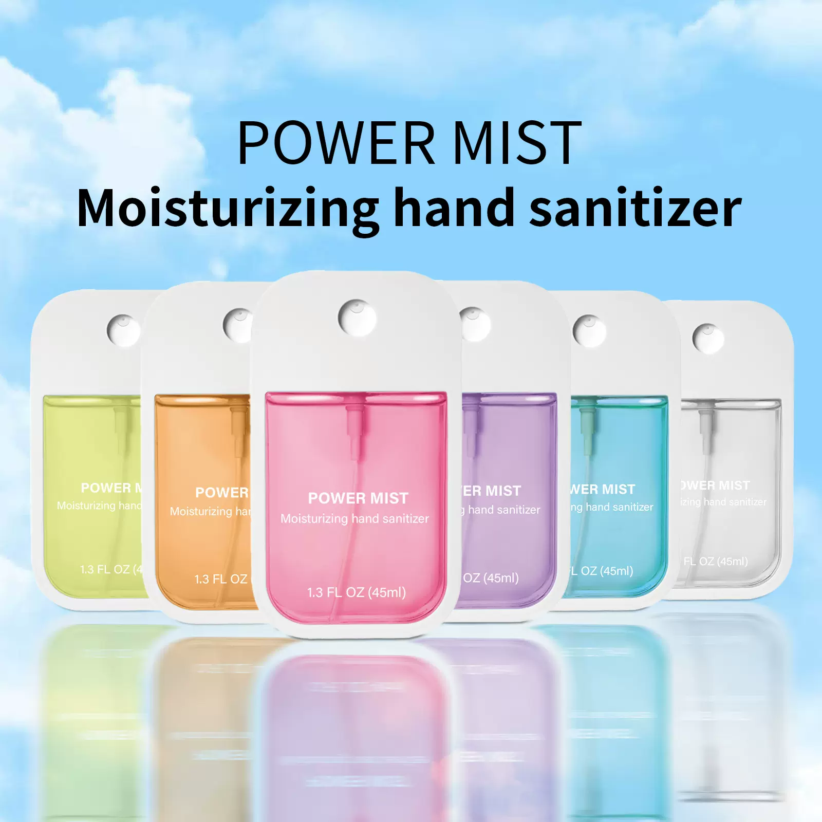 免洗洗手液消毒喷雾剂套装POWER MIST Hand Sanitizer Spray set