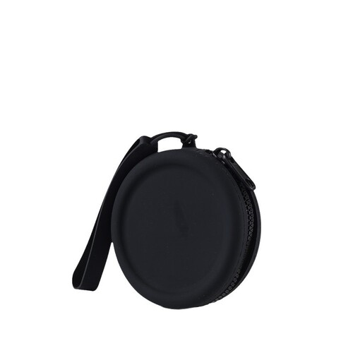 Silicone Case Round Zero Wallet, Solid Color Earphone Data Cable Lipstick Storage Bag Portable Zipper Key Bag