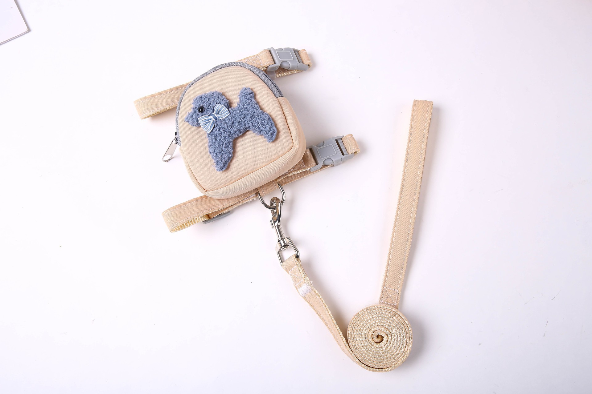 Correa para mascotas pequeña mochila chaleco para mascotas correa para el pecho Teddy Bomei anti-rotura perro cuerda para caminar Cadena de gato