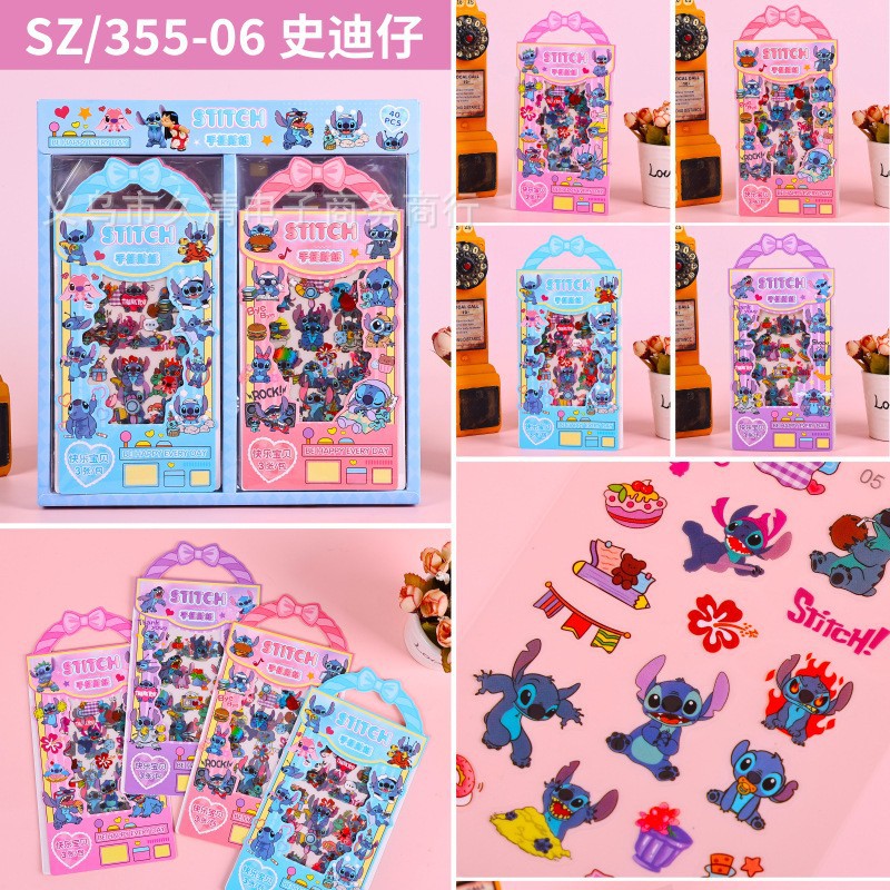 SZ / 355 FISHINO 3 40 en caja pegatinas de cuenta de mano ZEMUJIA lindas y transparentes chicas pegatinas de cuenta de mano