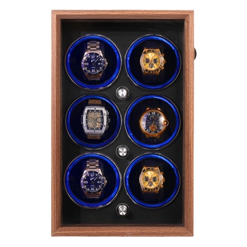 Reloj automático Shaker caja de reloj caja de almacenamiento reloj mecánico del hogar titular giratorio swing caja de reloj