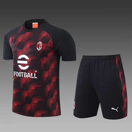 新款尤文AC国际米兰意大利成年足球衣训练运动装备休闲服短袖T恤