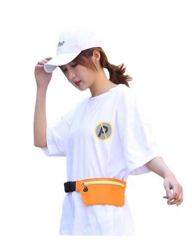 Ultra-thin trendy cycling outdoor invisible waterproof waist bag fitness close-fitting walking phone running waist bag