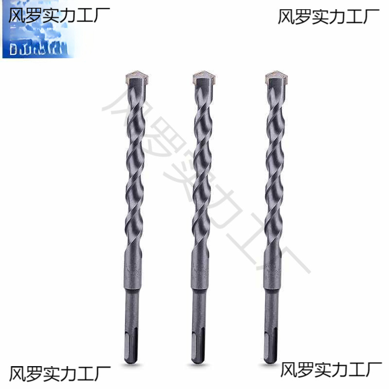 电锤钻头（圆柄/两坑两槽）合金钻头石材混凝土冲击钻头东城