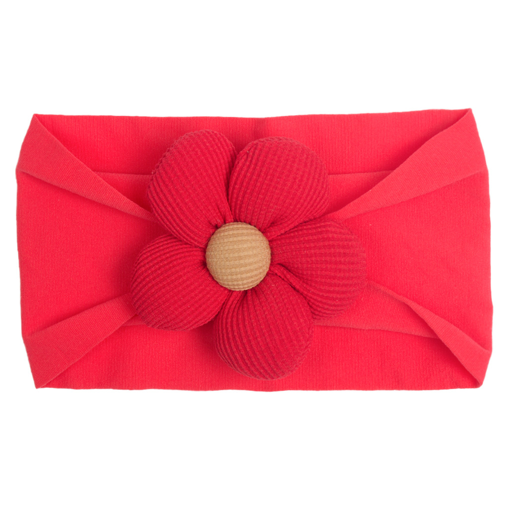 Flower Pattern Girl's Simple Style Commute Flower Nylon Braid Hair Band