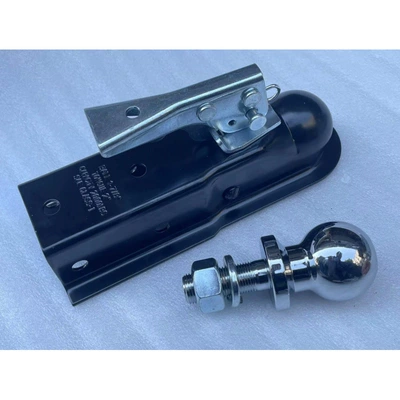 go-karts: trailer hitch, trailer – Motorcycle frame - trailer-cover-ball-head-black