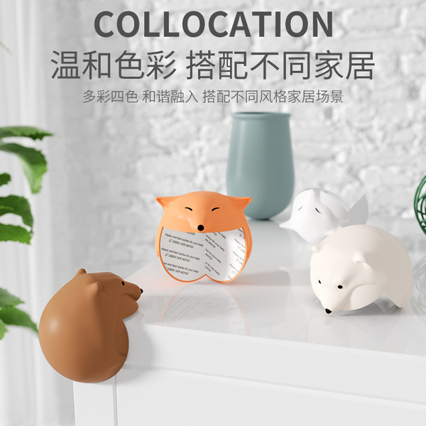 silicone safe protective corner covers with animals for baby