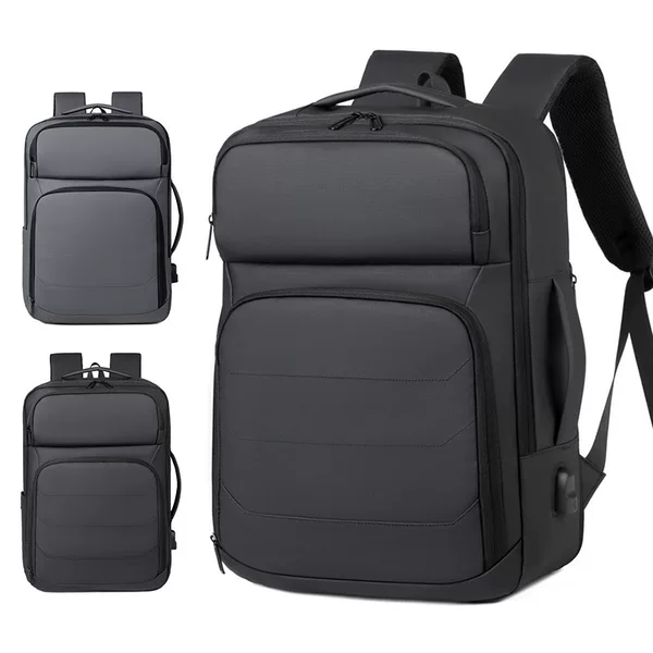 Cross-Border Business Backpack, Student School Bag, Fashionable Travel Expandable Travel Backpack, High-End Commuter Computer Bag