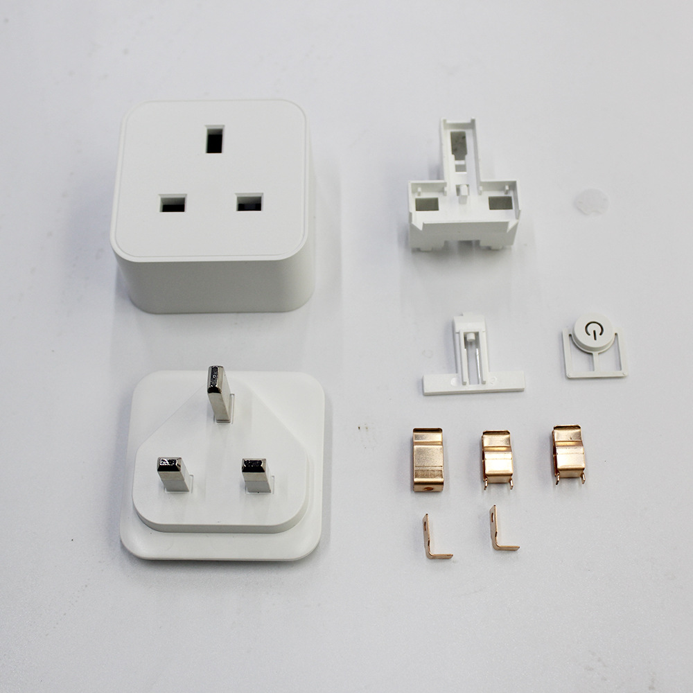 英规智能插座外壳wifi插座外壳壳料含五金  英规插座外壳