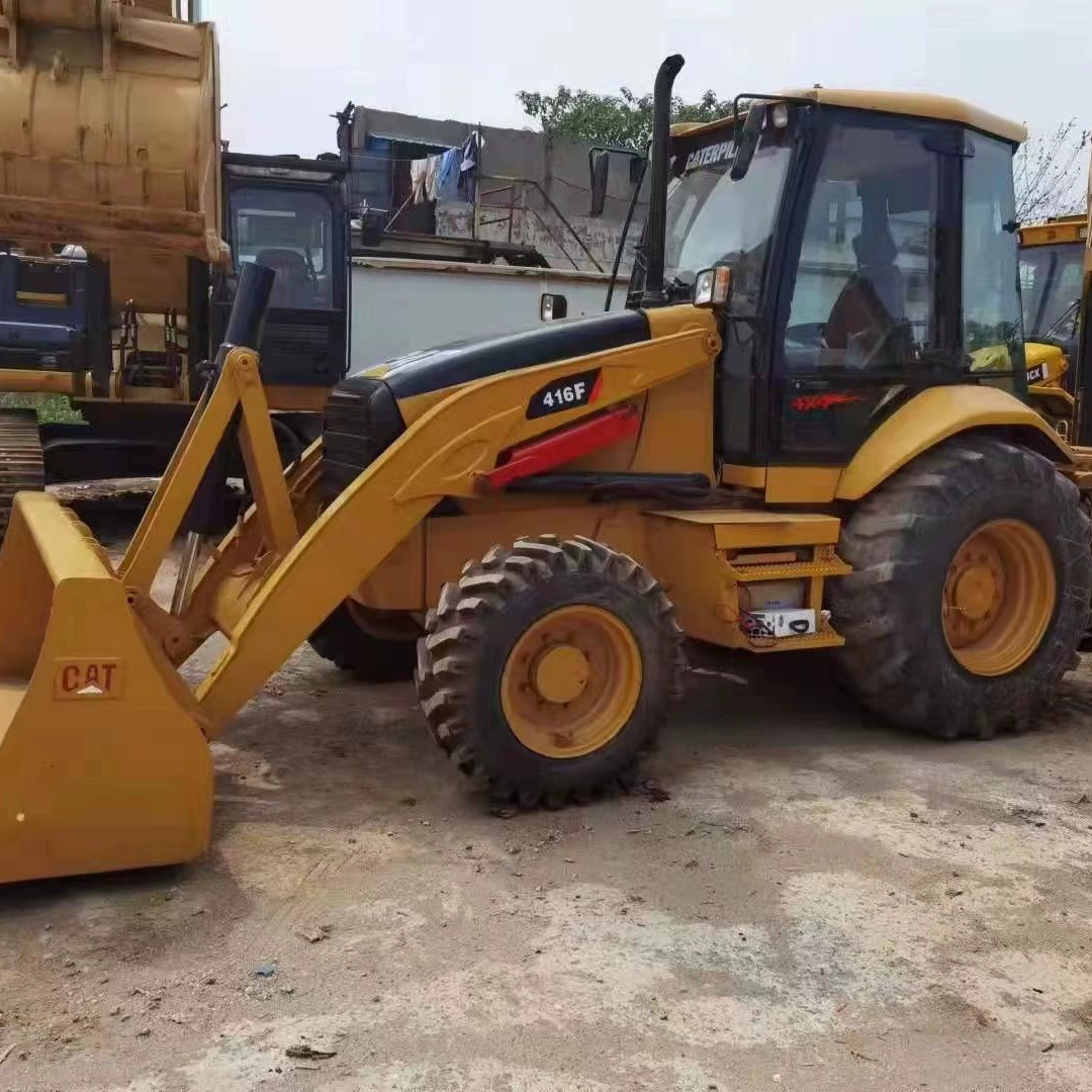 Горячие продажи за рубежом б/у CAT 416F 420F 430F Двухголовый погрузчик серии