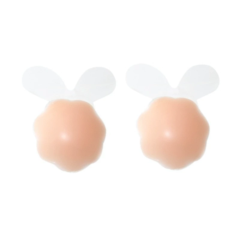 Cartoon silicone supporting nipple stickers for ears, pulls up protective underware, shockproof invisible thin sticker