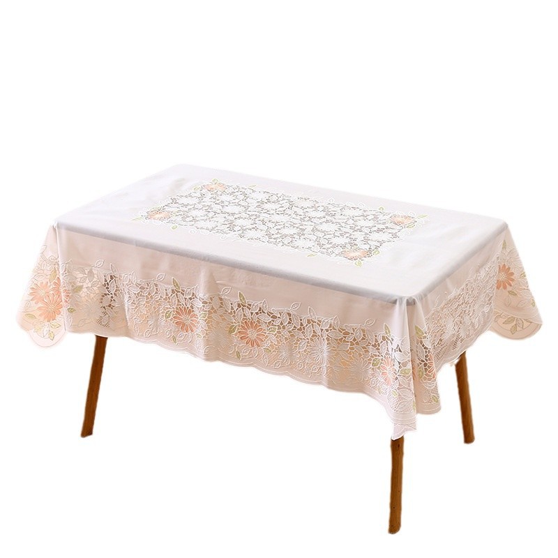 Amazonas pastoral viento rectangular impresión hueco diseño de mesa simple decoración de mesa generosa resistente a altas temperaturas