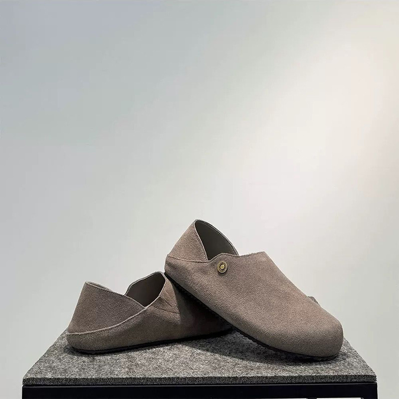 Popular Slip-On Birkenstock Shoes for Men, Classic Two-Wear, Comfortable for Work and Commuting, Versatile Beach Cool, Lightweight Casual Shoes