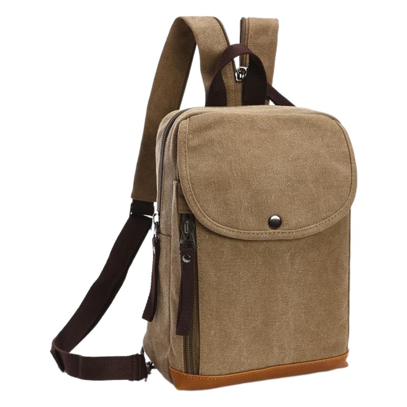Casual Canvas Men's Bag New Fashion Shoulder Crossbody Bag Manufacturer Wholesale Dropshipping