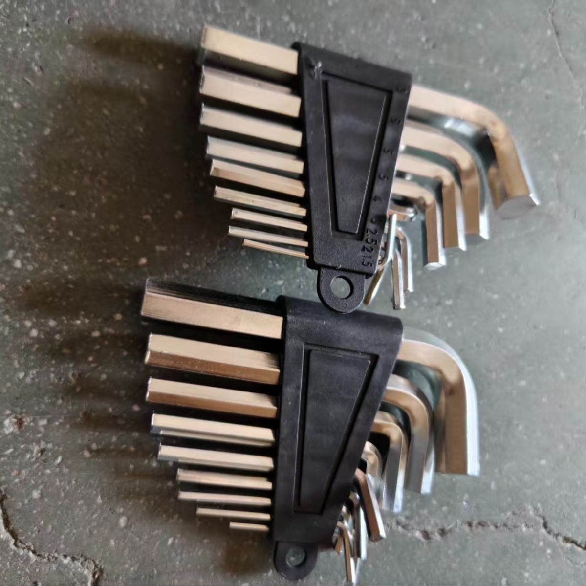 Набор шестигранных ключей Mini Hexagonal Wrench серебристый