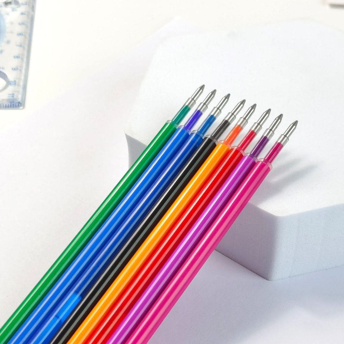 Manufacturers new erasable pen color refills erasable replaceable gel pen student color core stationery wholesale