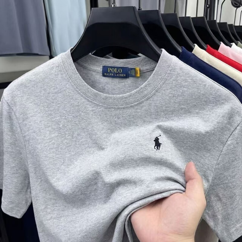 2026 Summer New Style Embroidered Trendy Fashion Half-Sleeve Top Casual Loose Pure Cotton Short-Sleeve T-Shirt Special Price Wholesale