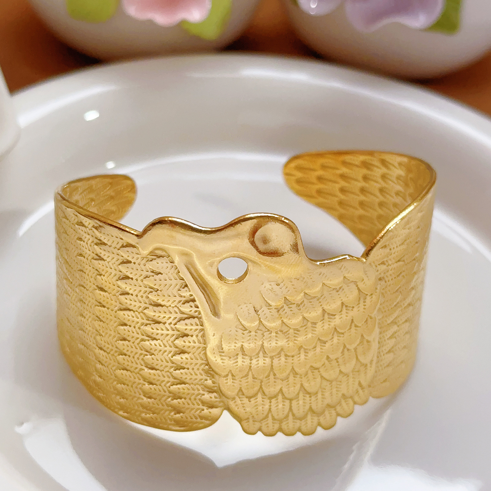 Europa y los Estados Unidos transfronterizos de moda simple universal línea amplia abierta exagerada pulsera exquisita simple accesorios únicos