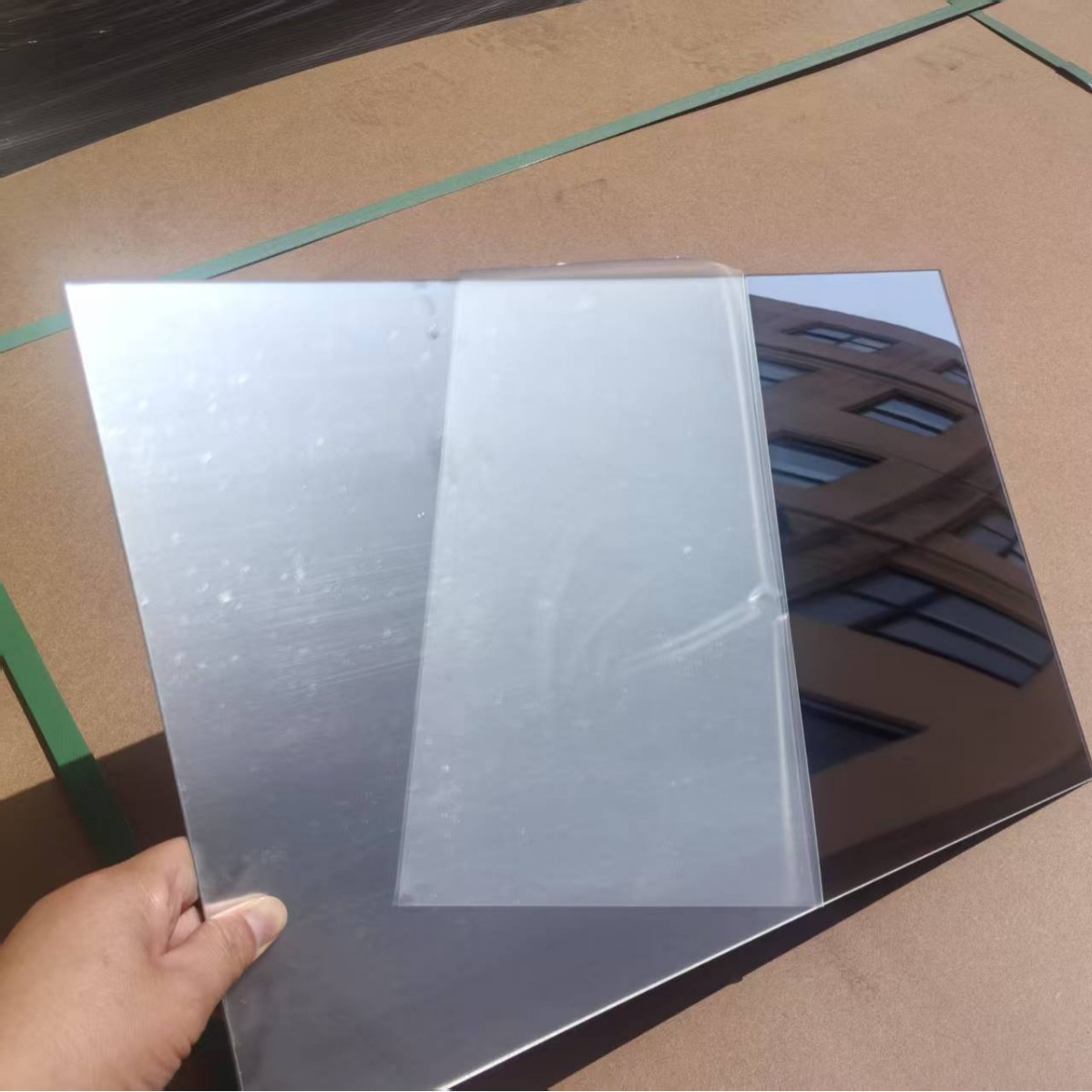 亚克力双面透镜板挤压双面银镜透镜板