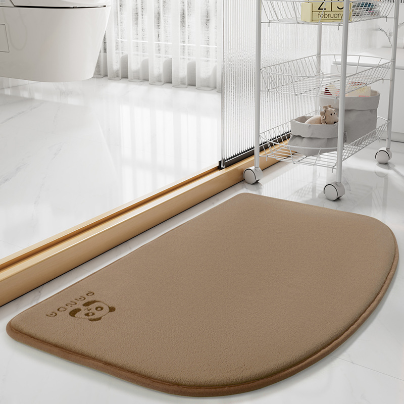 Alfombra del piso del baño estera absorbente puerta del baño del hogar estera del pie antideslizante baño Baño alfombra de secado rápido