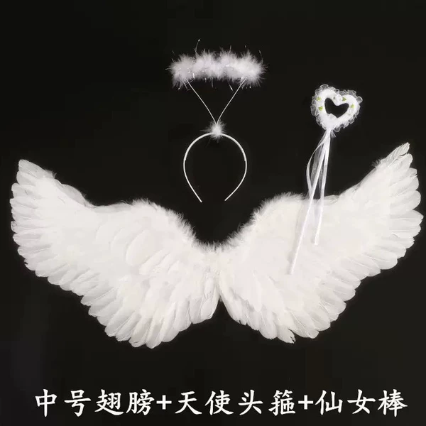 [中号翅膀+天使头箍+仙女棒]