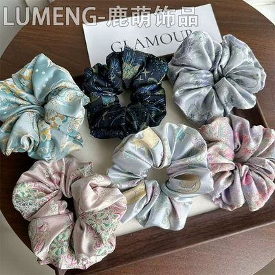 Saç üçün rezinlər, with Colorful Jacquard Pattern, Elegant and