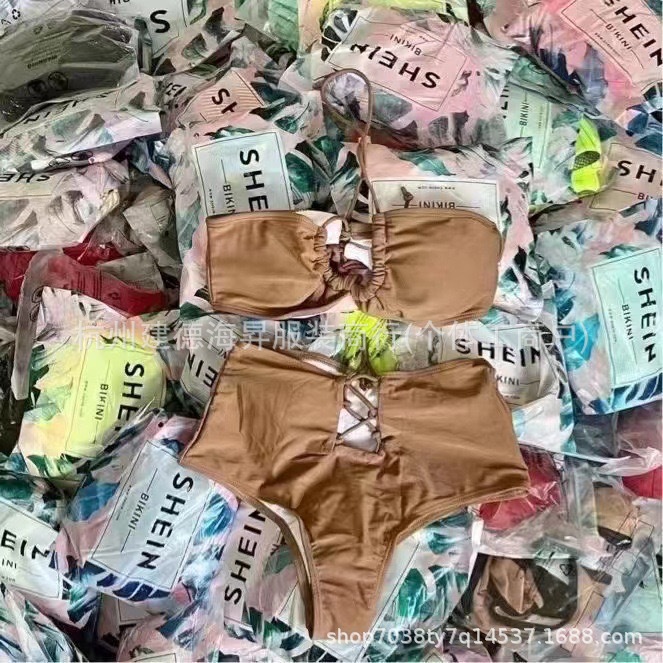 Shein marca de comercio exterior nueva ropa de baño de mujer Shein miscelánea bikini al por mayor bajo precio fabricante suministro de productos de cola