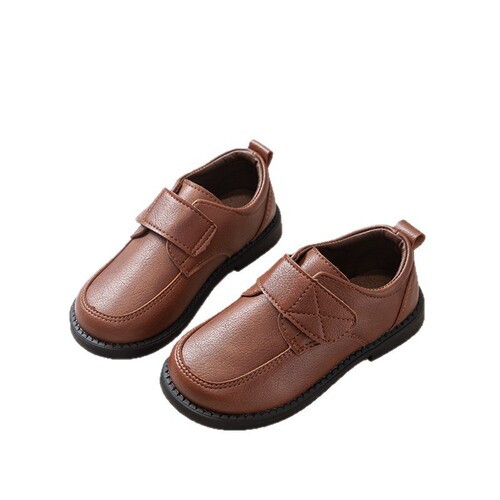 Children's leather shoes, boys 'soft-soled leather shoes, black performance shoes, children's British style, boys' catwalk fashion dress shoes