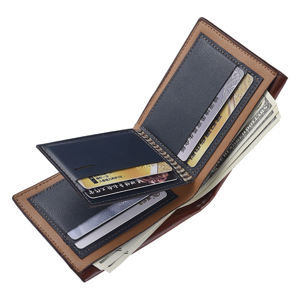 Billetera masculina estilo negocio, venta mayorista