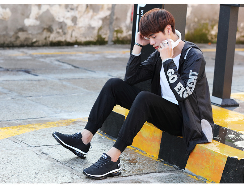 Scarpe da tennis da uomo Scarpe da passeggio Scarpe da ginnastica Tela Sintetica Resistente Facile da pulire Calzature di supporto per l'arco plantare_voghion.com