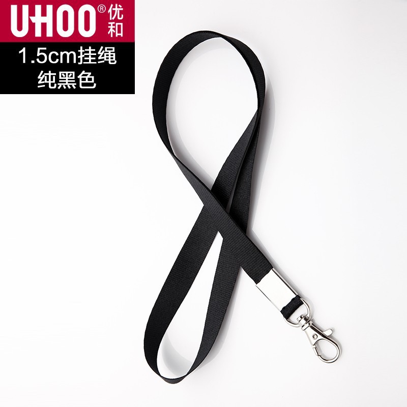 Youhe6742 tarjeta de trabajo cubierta de cuerda de acero inoxidable gruesa hebilla de cuerda de langosta impresión de tarjeta de trabajo de 1.5 ancho