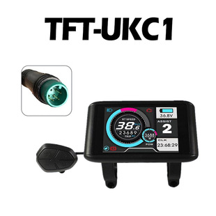Bicycle lithium accessories UKC1 color display 36V 48V 60V 72V compatible 52V waterproof connector